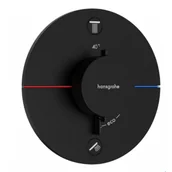 Baterie podtynkowe - HANSGROHE 15554670 ShowerSelect Comfort S Bateria termostatyczna, podtynkowa do 2 odbiorników Czarny Matowy - miniaturka - grafika 1