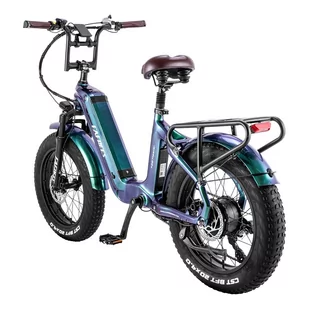 FAFREES F20 Master E-bike 20*4.0 inch Air Tire 500W Rear Drive 25km/h Max Speed 48V 22.5Ah Battery 140-160km Range Green - Rowery - miniaturka - grafika 6
