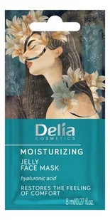 Delia Cosmetics, Maseczka na twarz nawilżająca - żelowa, 8ml - Maseczki do twarzy - miniaturka - grafika 1