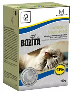 Bozita Feline Indoor Sterilised 190g 8739-uniw - Mokra karma dla kotów - miniaturka - grafika 1
