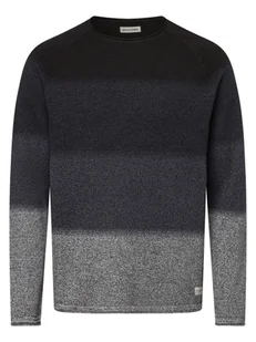 Jack & Jones Sweter męski Mężczyźni Bawełna niebieski w paski, S - Swetry męskie - miniaturka - grafika 1