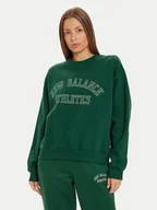 Bluzy damskie - New Balance Bluza WT43516 Zielony Relaxed Fit - miniaturka - grafika 1