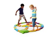 Zabawki sensoryczne - Ścieżka Sensorycza  - Kolorowa Rzeka Z Mostami Tor Równoważny Gonge - miniaturka - grafika 1