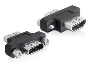 Delock adapter HDMI(F)->HDMI(F) beczka 65313 - Adaptery i przejściówki - miniaturka - grafika 3