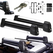 Bagażniki na narty - Bagażnik na narty Start Slalom 600 aluminium 6 par nart 4 deski zamykany - miniaturka - grafika 1