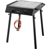Piece, kotły  i płyty grzejne gastronomiczne - Grill gazowy cateringowy XANTOS 9.5 kW 77x71x87 cm - miniaturka - grafika 1