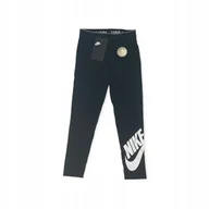 Legginsy - Getry legginsy dziewczęce czarne NIKE 6 lat - miniaturka - grafika 1