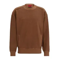 Bluzy męskie - HUGO Delphonso bluza męska, Rust/Copper224, L - miniaturka - grafika 1