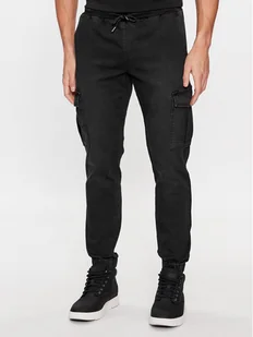 Only & Sons Spodnie materiałowe 22027398 Czarny Regular Fit - Spodnie męskie - miniaturka - grafika 1