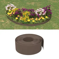 Ogrodzenia - Obrzeża ogrodowe, 3 szt., brązowe, 10 m, 20 cm, polietylen - miniaturka - grafika 1
