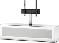 Uchwyty do telewizora - Sonorous Stolik RTV z uchwytem ST261I-WHT-WHT-BW - miniaturka - grafika 1