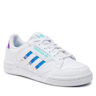 Adidas Buty Continental 80 Stripes J GZ3255 Ftwwht/Ftwwht/Pulaqu - Buty sportowe damskie - miniaturka - grafika 1