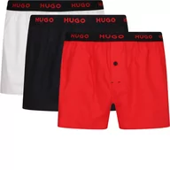 Majtki męskie - Hugo Bodywear Bokserki 3-pack WOVEN BOXER TRIPLET - miniaturka - grafika 1