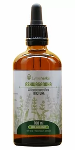 Lymeherbs, Ashwagandha (Żeń-szeń indyjski) nalewka 1:5, 100 ml - Suplementy naturalne - miniaturka - grafika 1