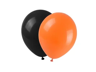 Zestaw balonów lateksowych na halloween 24 cm - 12 szt. - Halloween - miniaturka - grafika 1