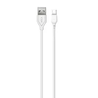 Kable komputerowe i do monitorów - XO Kabel USB  XO Kabel NB103 USB microUSB biały 2,1A 1m 71475 - miniaturka - grafika 1