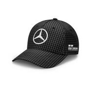 Czapki dla dzieci - Czapka baseballowa dziecięca czarna Lewis Hamilton Mercedes AMG F1 2023 - miniaturka - grafika 1