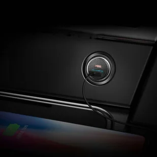 Baseus Circular PPS inteligentna ładowarka samochodowa z portami USB Quick Charge 4.0 QC 4.0 i USB-C PD 3.0 SCP biały (CCALL-YS02) - Ładowarki samochodowe - miniaturka - grafika 9