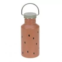 Lassig Bidon ze stali nierdzewnej Happy Prints karmelowy 500 ml - Bidony dla dzieci - miniaturka - grafika 1