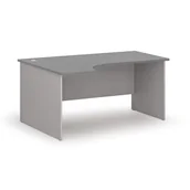 Biurka - Biurko narożne PRIMO GRAY, 1600 x 1200 mm, lewe, szary/grafit - miniaturka - grafika 1