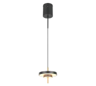 Lampy sufitowe - KEATON 340210180 lampa wisząca LED 10W CCT 3stepDim wykończenie czarny / złoty - miniaturka - grafika 1