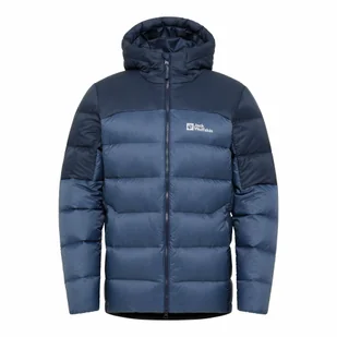Męska kurtka puchowa Jack Wolfskin NEBELHORN DOWN HOODY M nature blue - M - Kurtki męskie - miniaturka - grafika 1