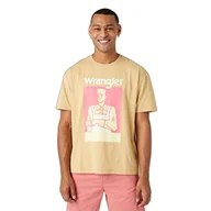 Koszulki męskie - Wrangler Męski T-shirt Casey Jones Taos Taupe, 3XL, Taos Taupe, 3XL - miniaturka - grafika 1