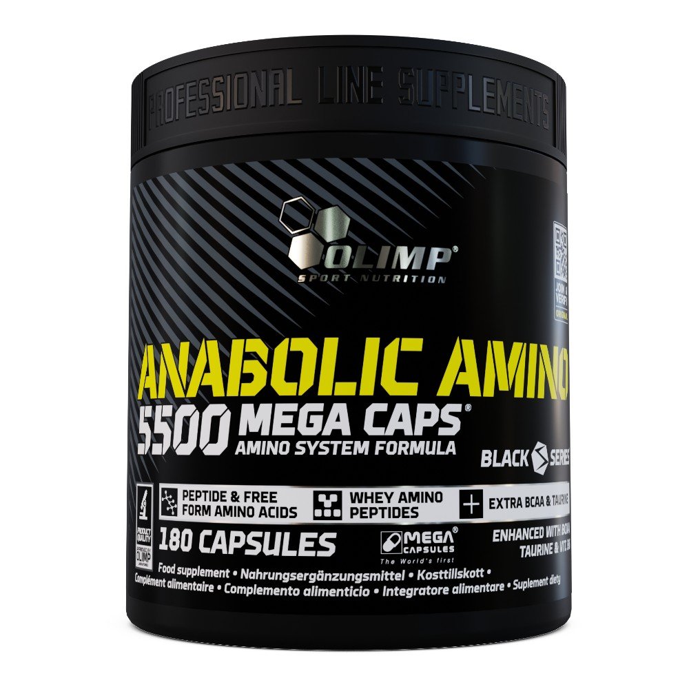 Olimp Anabolic Amino 5500 Mega Caps Kapsułki, 180 szt.