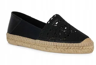 GEOX LAMPEDUSA ESPADRYLE DAMSKIE CZARNE WSUWANE 40 Ż_A - Espadryle damskie - miniaturka - grafika 1