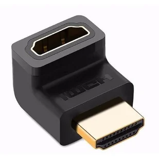 Ugreen Ugreen adapter łącznik kątowy HDMI górny czarny (20110) 20110-ugreen - Adaptery i przejściówki - miniaturka - grafika 1