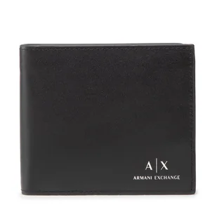 Duży Portfel Męski Armani Exchange 958098 CC845 00020 Czarny - Portfele - miniaturka - grafika 1