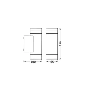 OSRAM Kinkiet zewnętrzny ENDURA CLASSIC IVE, możliwość ściemniania, aluminiowy / szary / cynkowy, aluminium, nowoczesny - Lampy ogrodowe - miniaturka - grafika 1