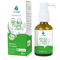 Witaminy i minerały - Avitale Methylofolian 5-MTHF, kwas foliowy, krople, 30 ml - miniaturka - grafika 1