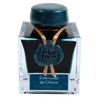 Naboje i atramenty - Atrament Jacques Herbin Prestige 1670 50ml Emeraude de Chivor - miniaturka - grafika 1
