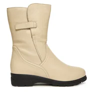 Botki damskie - Botki Caprice 9-26453-45 Écru - miniaturka - grafika 1