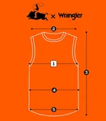 Koszulki męskie - Wrangler PRIDE TANK luźna biała koszulka bawełniana unisex nadruk L - miniaturka - grafika 1