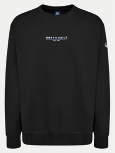 North Sails Bluza 691226 Czarny Comfort Fit - Bluzy męskie - miniaturka - grafika 1
