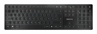 CHERRY KW 9100 SLIM Wireless + Bluetooth QWERTY Portugalski Czarny, Szary JK-9100PO-2 - Klawiatury - miniaturka - grafika 1
