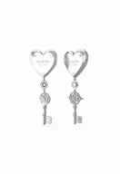 Kolczyki - Kolczyki Guess  All You Need Is Love JUBE04217JWRHT/U - miniaturka - grafika 1