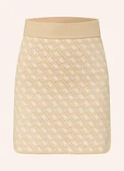 Spódnice - Guess Spódnica Z Dzianiny beige - miniaturka - grafika 1