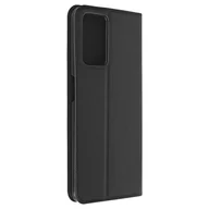 Etui i futerały do telefonów - Etui Realme 9I, Podstawka Wideo Ze Sztucznej Skóry Oppo A76 I A96 Bigben, Czarna - miniaturka - grafika 1