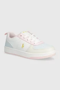 Buty dla dziewczynek - Polo Ralph Lauren sneakersy dziecięce kolor różowy - grafika 1