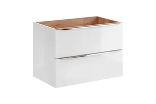 CAPRI WHITE 821 Szafka pod umywalkę 2S 80 cm - Szafki łazienkowe - miniaturka - grafika 1
