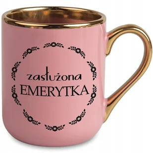 Kubek Elegant Różowy Ucho Rant Złoty Prezent dla Zasłużona Emerytura Wzór - Kubki Kubek Elegant Różowy Ucho Rant Złoty Prezent dla Zasłużona Emerytura Wzór - Kubki - miniaturka - grafika 1