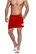 Spodnie męskie - Kąpielówki męskie 2023 czerwona - Risardi - miniaturka - grafika 1
