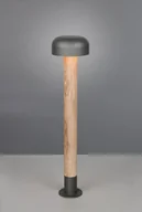 Lampy ogrodowe - Fraser H84,5 stojąca ogrodowa 1xE27 szara/jasne drewno 462560135 - miniaturka - grafika 1
