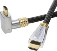 Kable - Vivanco PROWIRE High-End HDMI przewód łączący (1 X wtyk HDMI-A 1 X wtyk HDMI-A-kąt 90 stopni) PW2HDHD30R - miniaturka - grafika 1