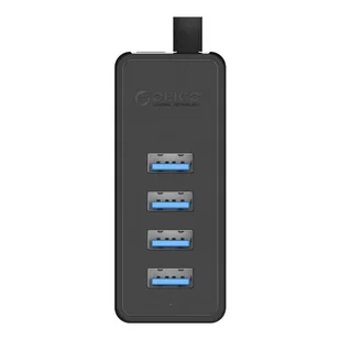Adapter Hub Orico W5P-100 USB do 4x USB 3.0 (czarny) - Huby USB - miniaturka - grafika 1