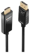 Kable - Lindy DisplayPort - HDMI HDR 2m Czarny - miniaturka - grafika 1