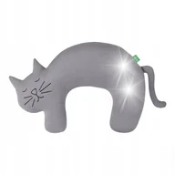Poduszki do karmienia - PODUSZKA DO KARMIENIA piersią Meow Velvet Grey - miniaturka - grafika 1
